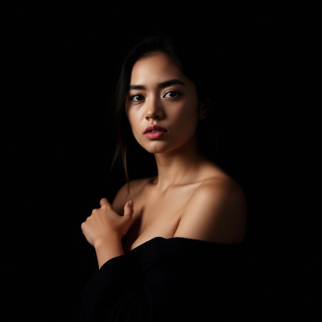 Shooting test in studio